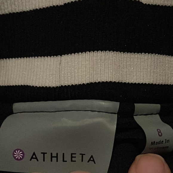 Athleta | Black And White Skirt Shorts Skort - Picture 6 of 6